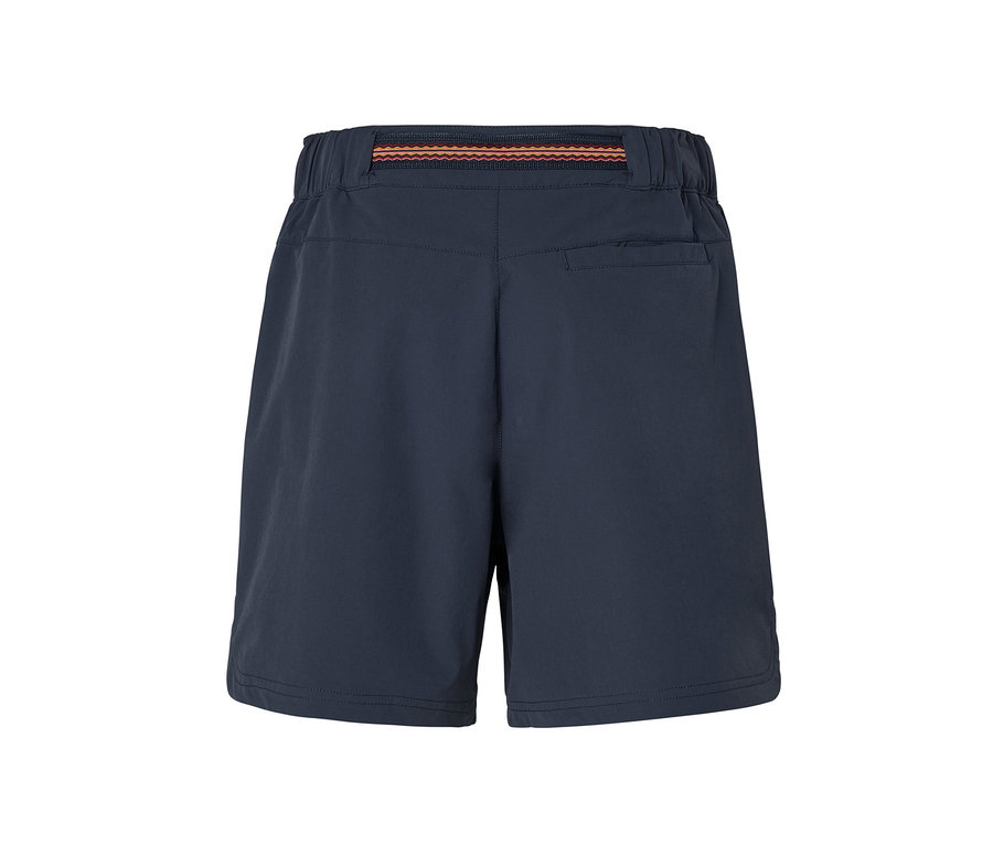 Short de randonnée fonctionnel bleu foncé.