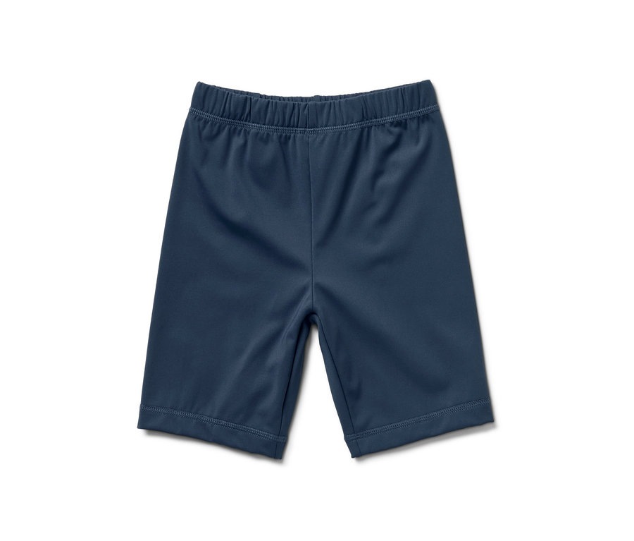 Maillot de bain de natation pour enfant bleu avec indice de protection UV 80.