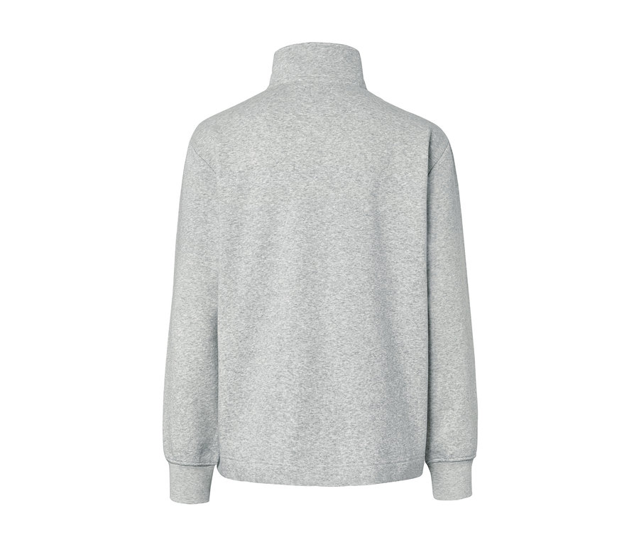 Vue arrière d'un sweat camionneur gris.