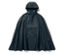 Poncho de pluie bleu pour enfant avec capuche et poche.