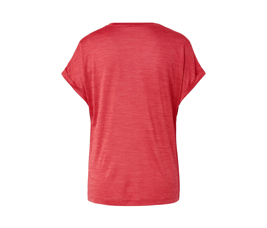 T-shirt technique rose vif.