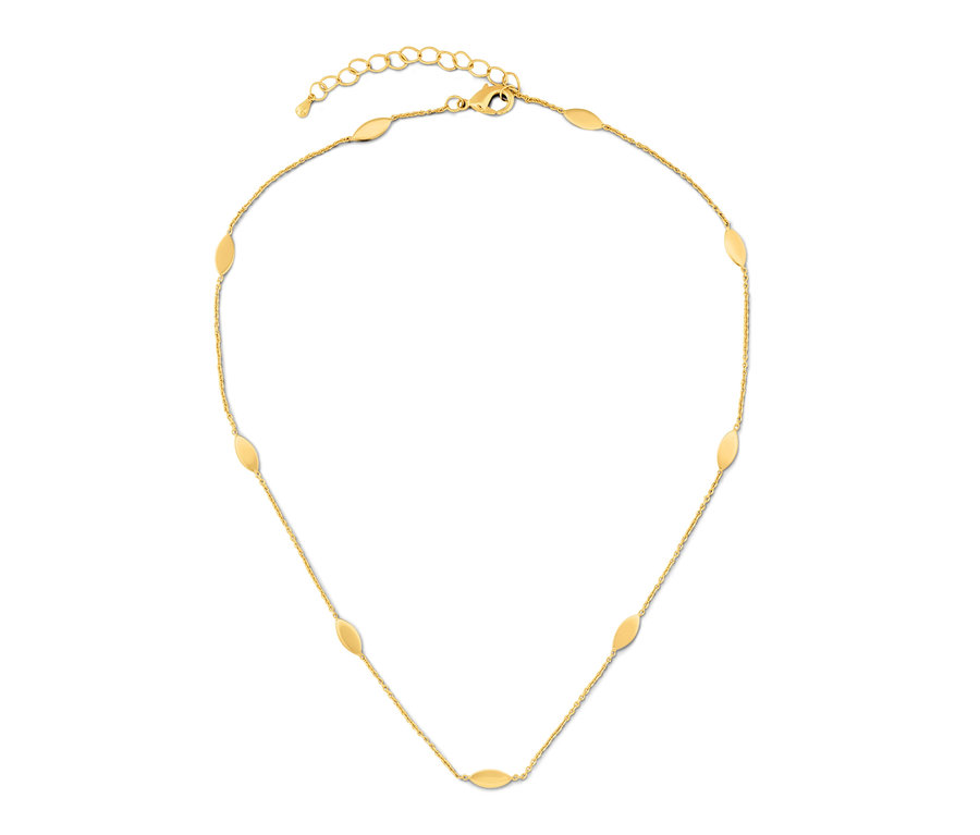 Chaîne à navettes dorée.