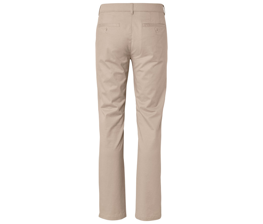 Pantalon beige vu de dos.