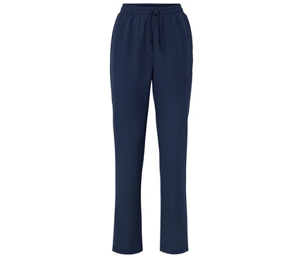 Pantalon de jogging en softshell bleu marine avec taille élastique et cordon de serrage.