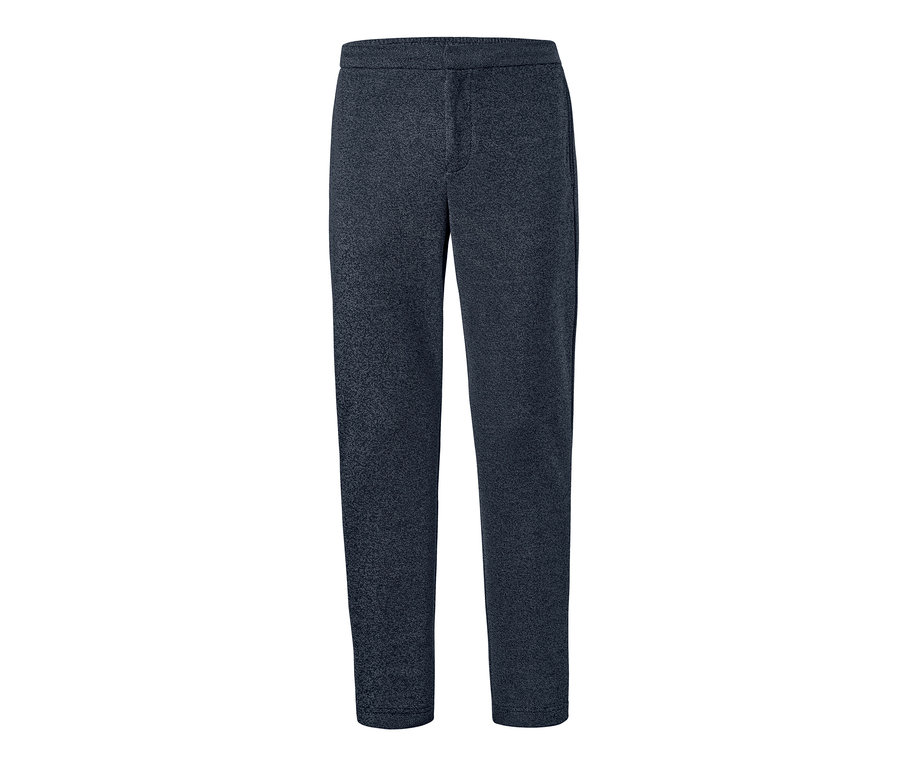 Pantalon en jersey bleu.