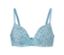 Turquoise avec imprimé floral intégral