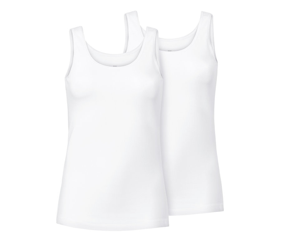 Deux caracos blancs.