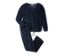 Pyjama en velours ras, bleu - bleu