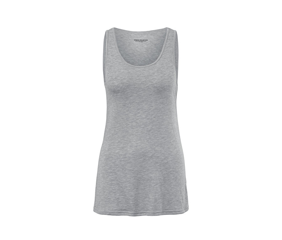 T-shirt de sport 2 en 1 gris, noir.