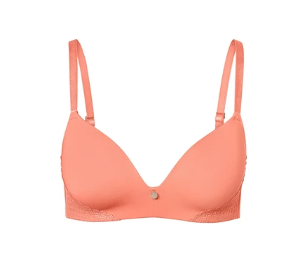 Soutien-gorge à coques souples, papaye.