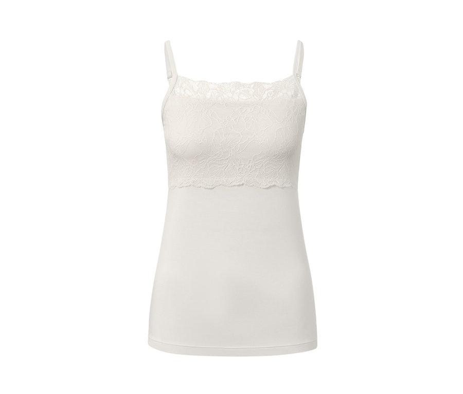 Un caraco crème avec de la dentelle