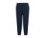 Un pantalon 3/4 en jersey bleu marine.