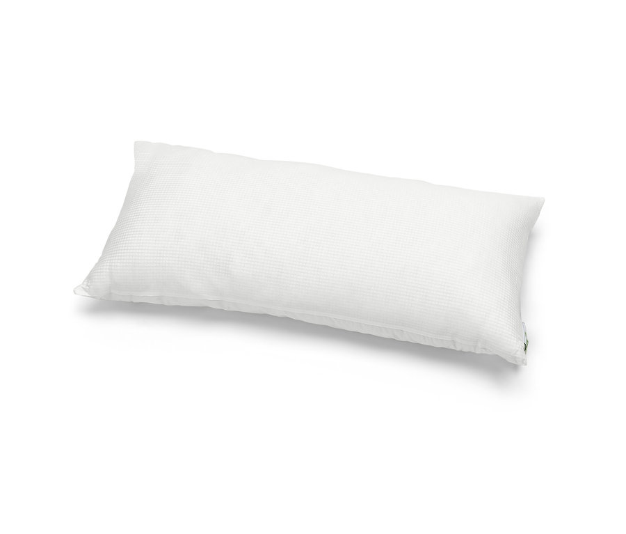 Un oreiller blanc irisette® greenline avec technologie Outlast®, env. 100 x 65 cm.