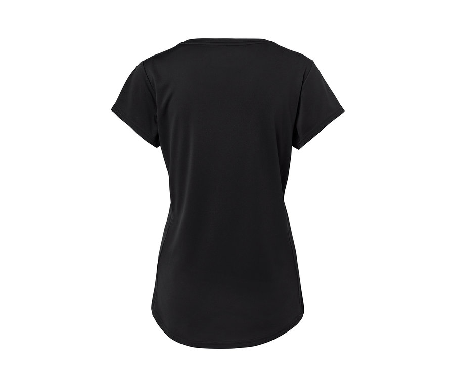 T-shirt de sport noir.