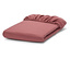 Drap-housse rose plié.