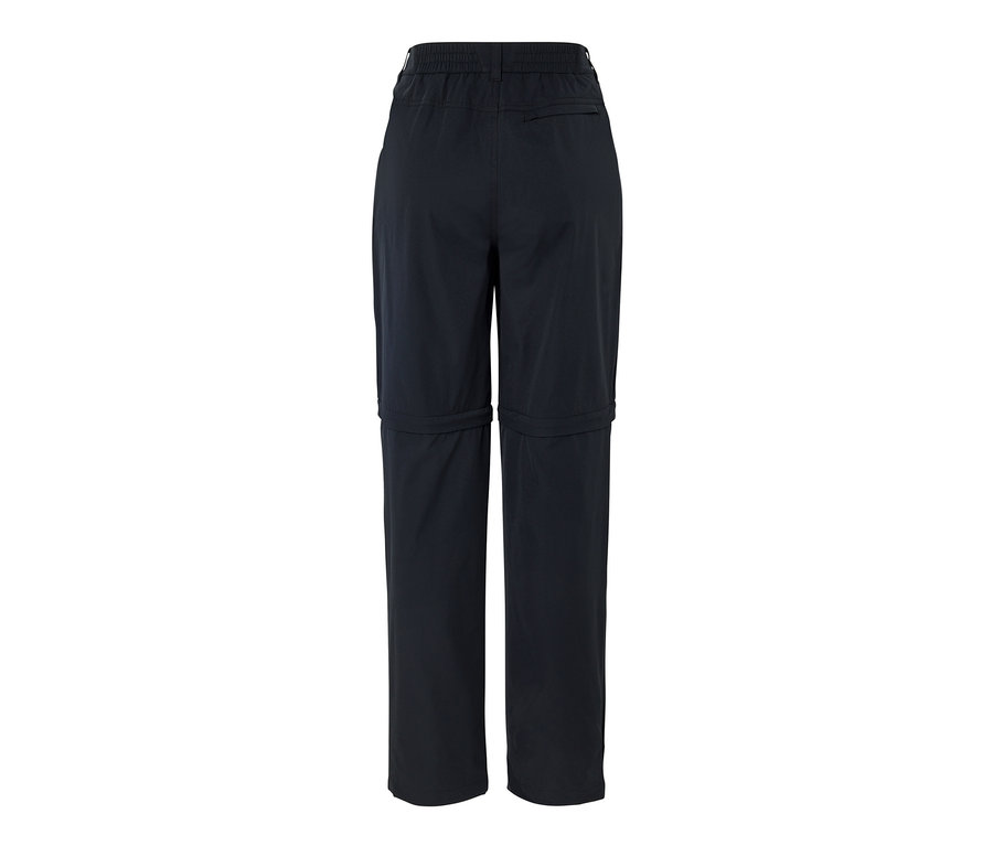 Pantalon fonctionnel 2 en 1 noir vu de dos.