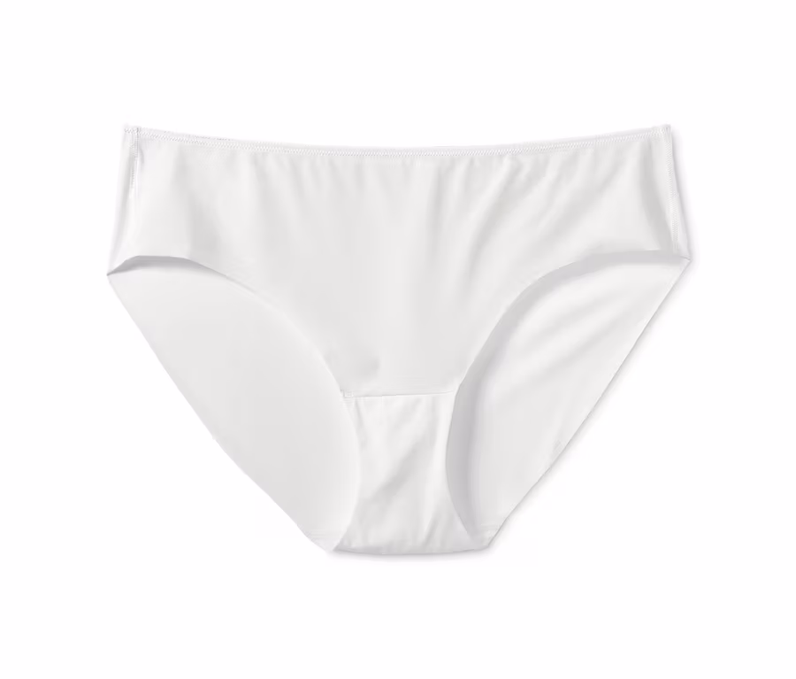 Un slip blanc Magic-Cut (lot de 5) sur fond blanc.