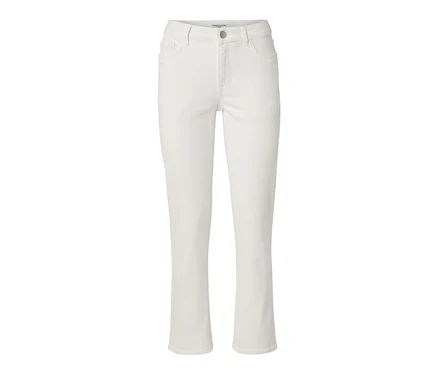 Jeans blancs coupe « Kira ».