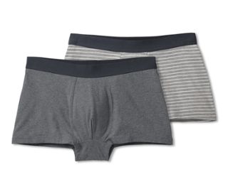1x gris chiné-blanc à rayures, 1x gris chiné