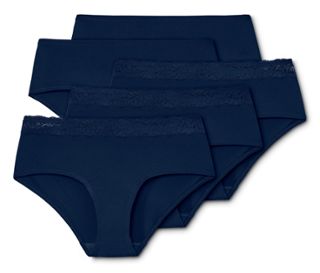 5 x bleu foncé