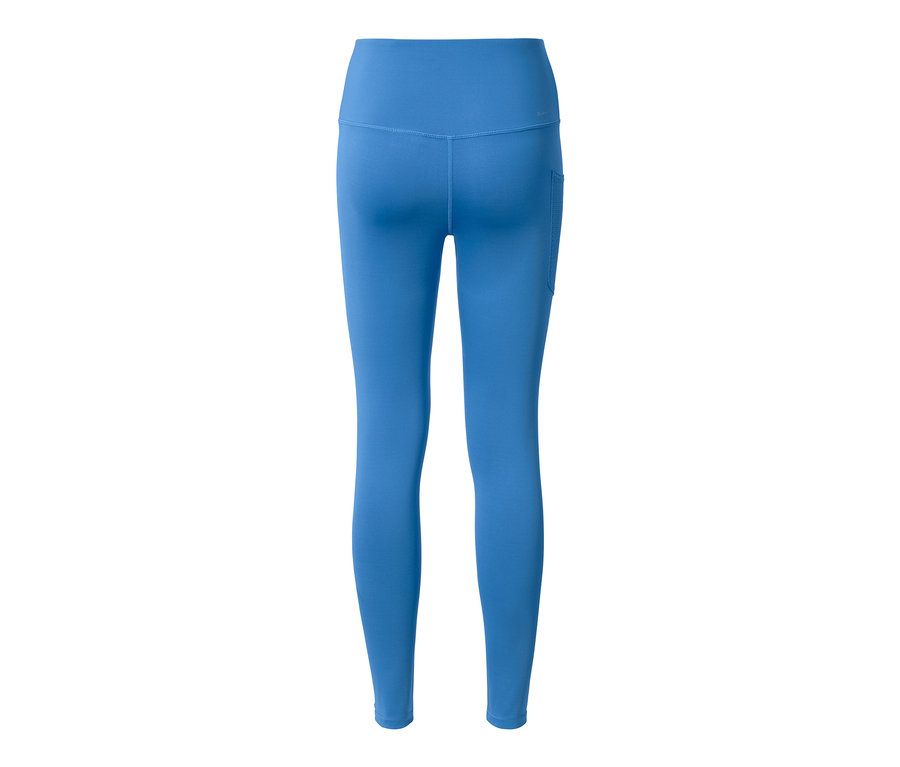 Legging de sport bleu « Pockets » vu de dos.