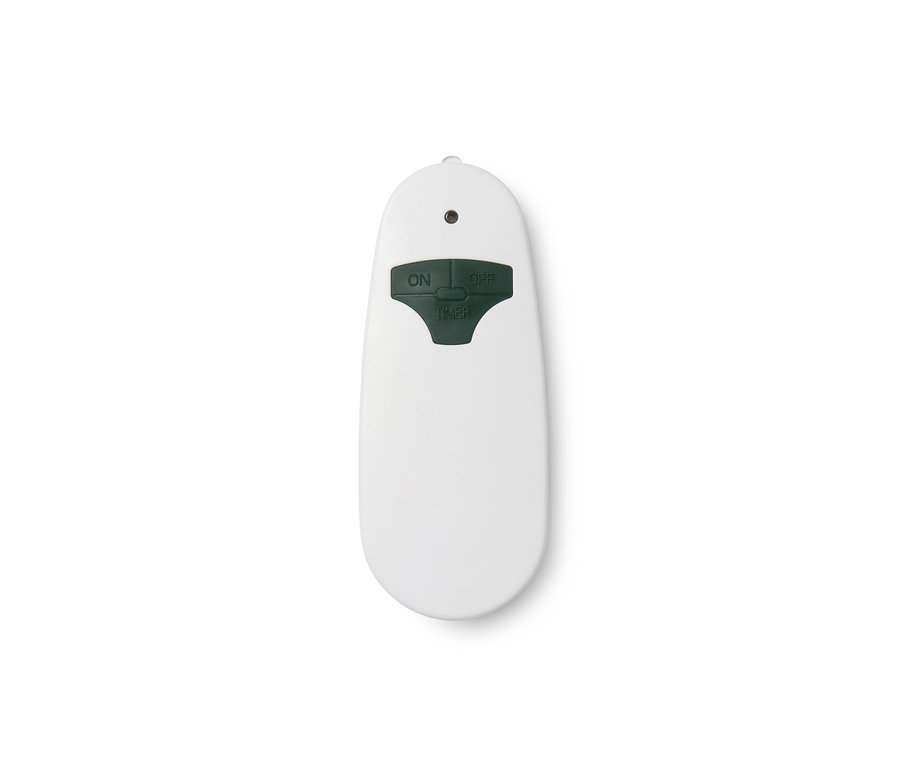 Télécommande pour 30 bougies LED pour sapin de Noël avec boutons marche/arrêt et minuterie.