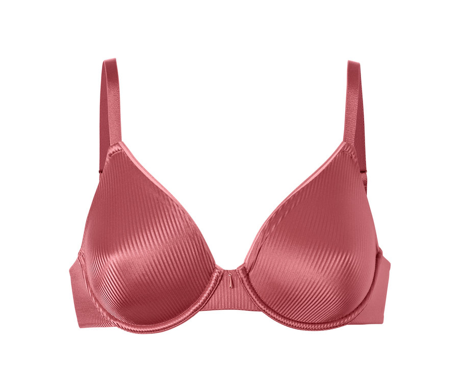 Soutien-gorge à armatures bois de rose.