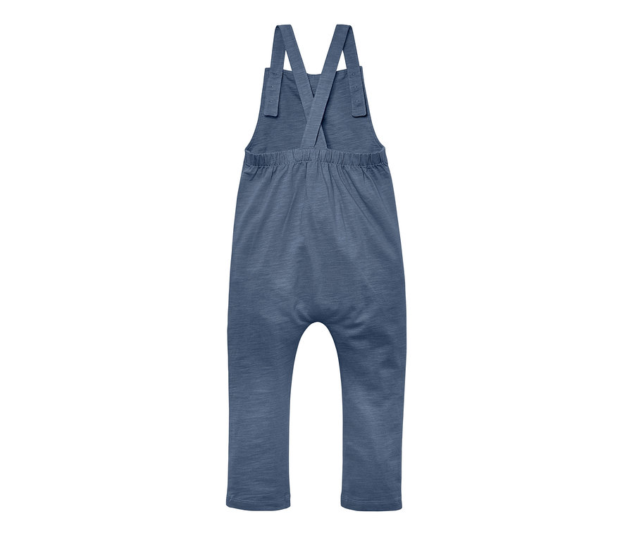 Salopette bleue pour bébé.