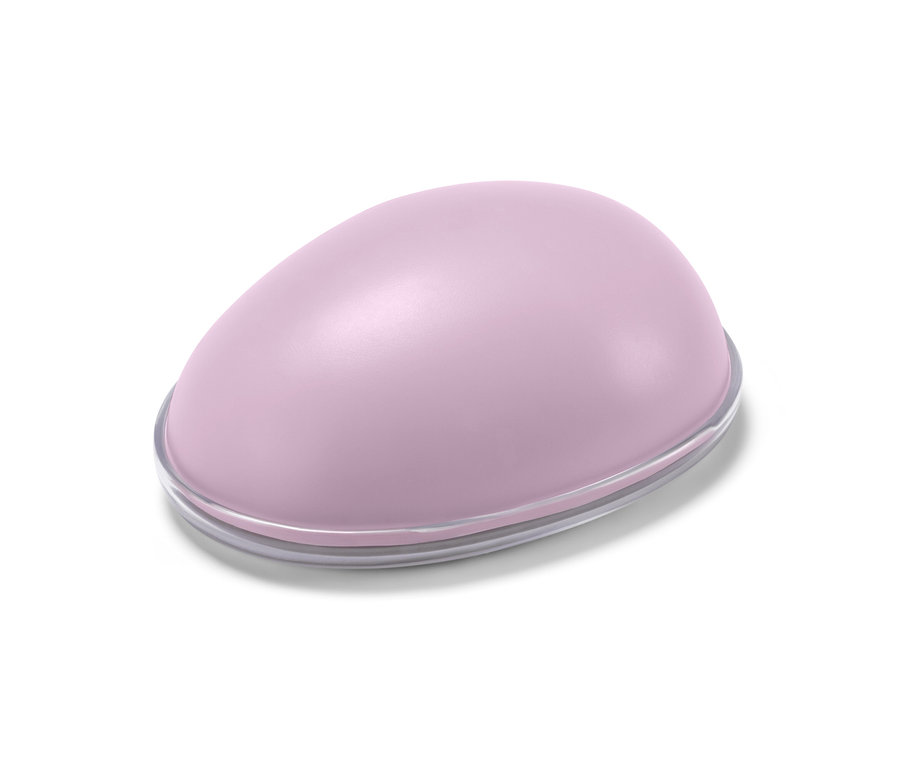 Un épilateur à cristaux de couleur violet clair.