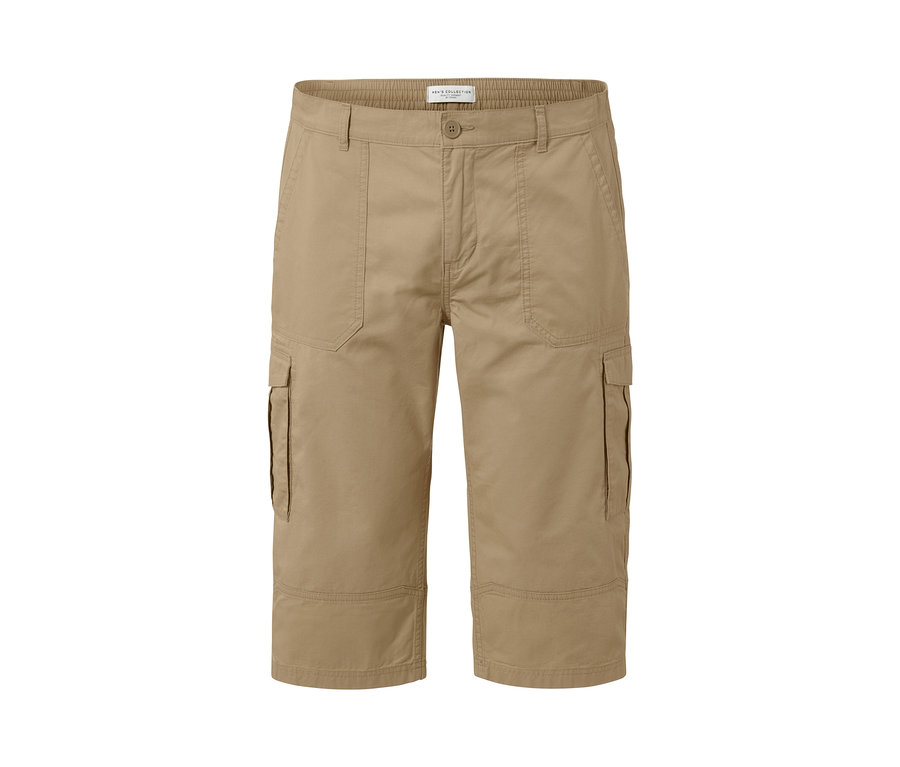 Bermuda cargo 3/4, beige.
