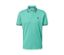 Polo en piqué vert.