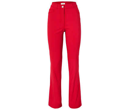 Pantalon Bootcut en bengaline, rouge