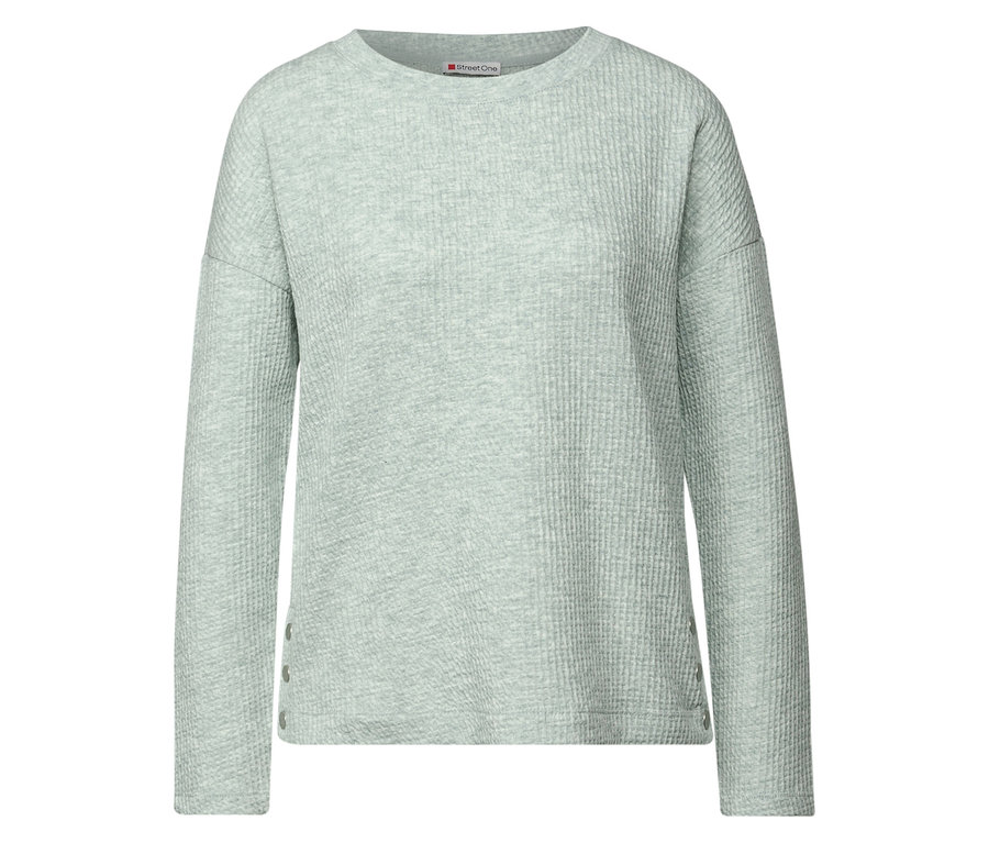 Maillot bleu clair avec structure de Street One.