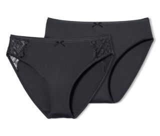 1 anthracite, 1 anthracite avec dentelle