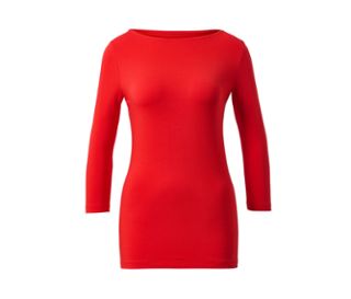 T-shirt manches 3/4, rouge