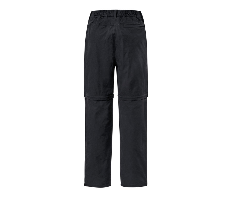 Pantalon fonctionnel 2 en 1, noir.