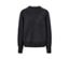 Gros plan d'un pull en maille noir.
