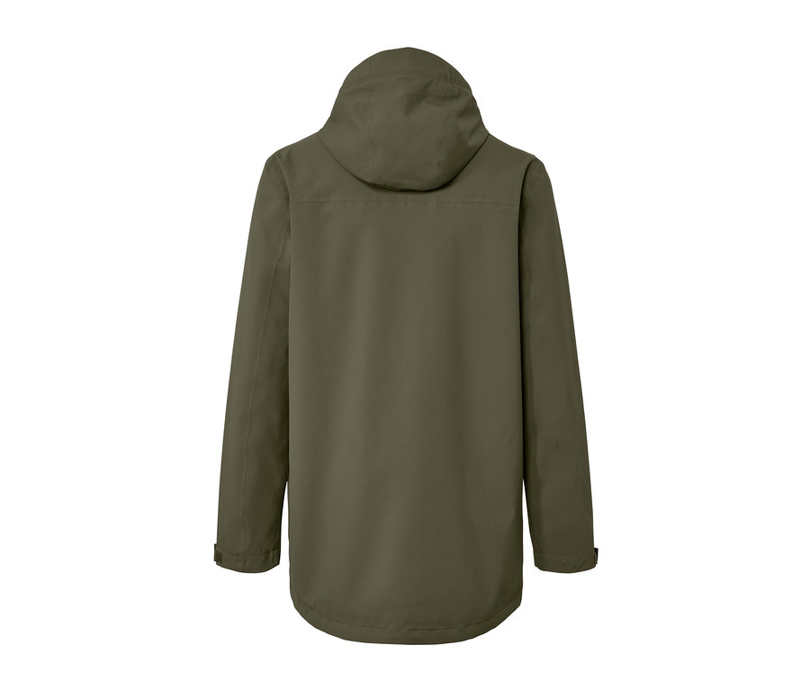 Vue arrière d'une veste d'extérieur.