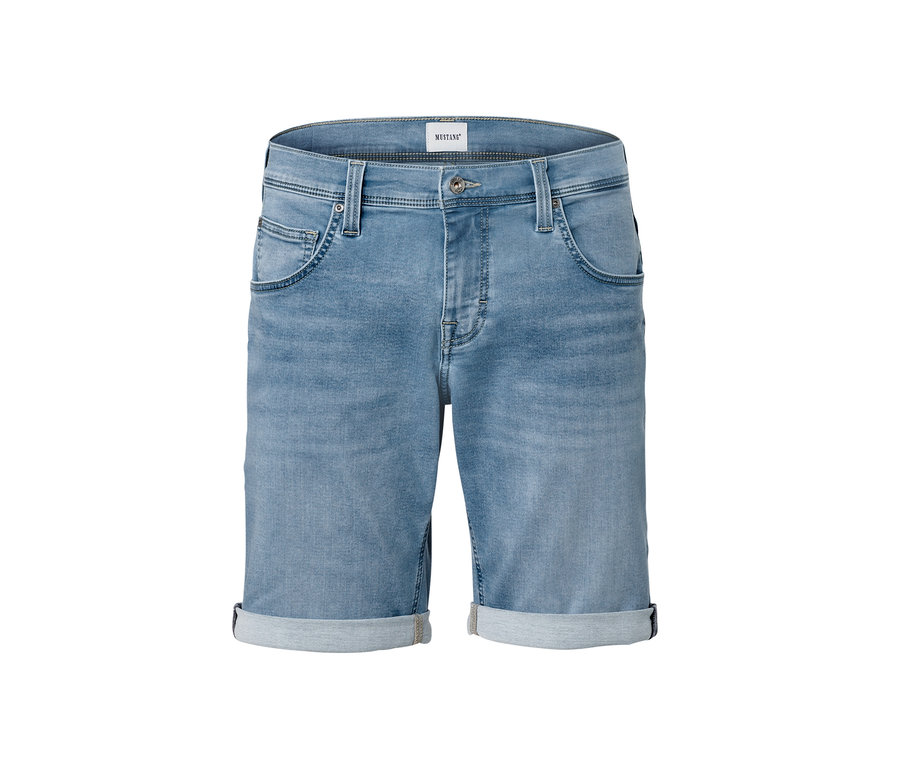 Short en jean « Mustang », bleu clair.