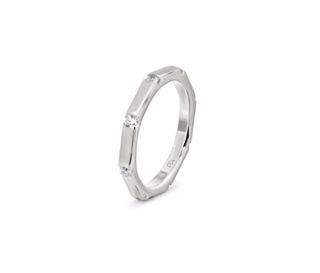 Anneau argent 925 octogone