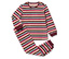 Pyjama rayé avec manches longues et pantalon.