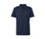 Polo bleu en laine mérinos.