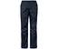 Pantalon imperméable bleu marine avec taille élastique et cordon de serrage.