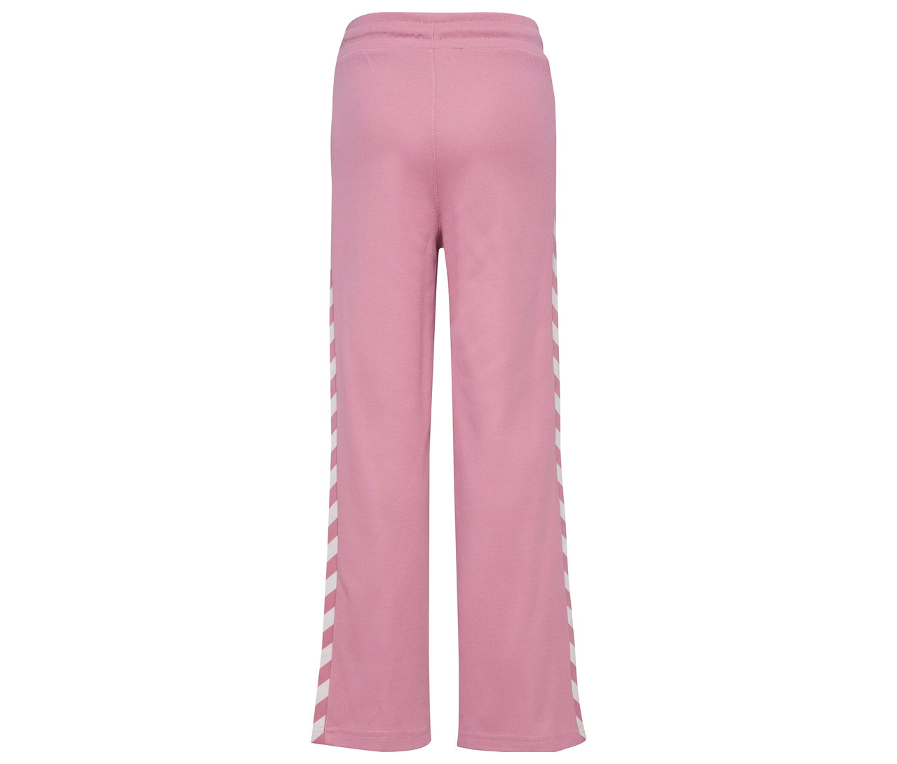 Pantalon rose large HUMMEL HMLJR Archive Wideleg Poly Pants vu de dos.