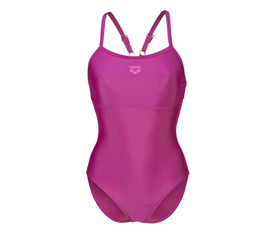 Maillot de bain pour femme Solid Lightdrop Back Bustier arena Feel, PURPLE WINE.