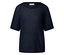 T-shirt bleu à manches courtes et col rond.