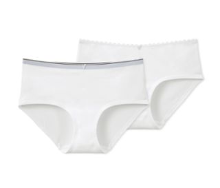 1x blanc, 1x blanc avec bande élastique en noir-blanc-gris