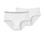 1x blanc, 1x blanc avec bande élastique en noir-blanc-gris