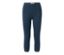 Legging court bleu foncé avec bord en dentelle.