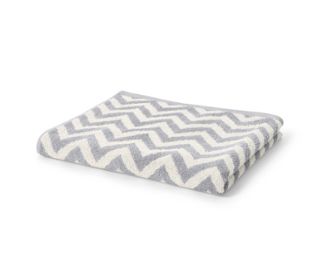 Dentelé gris et blanc